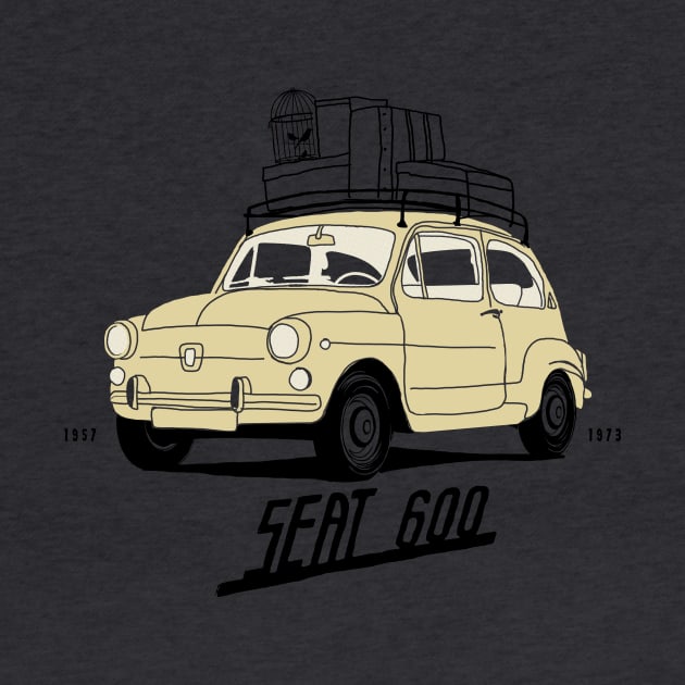 Seat 600 mythical car by KUMAWAY